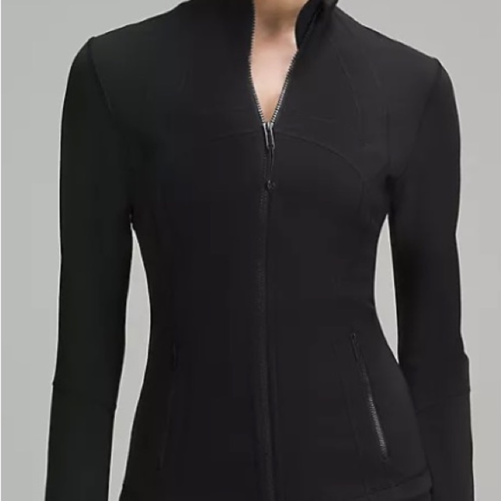 Lululemon black define jacket. Size 6.